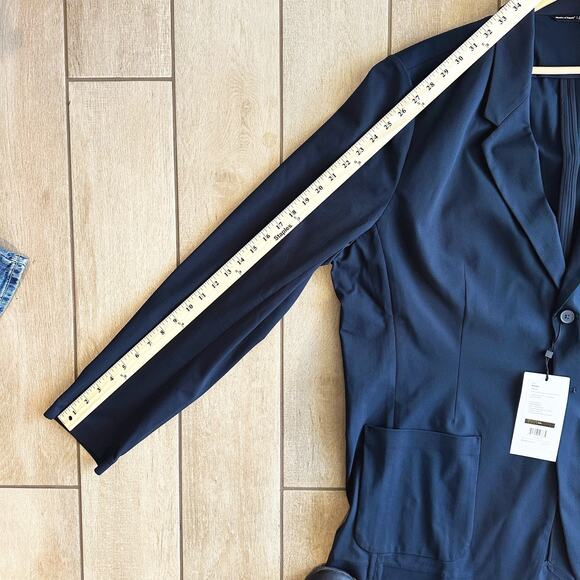 Ministry Of Supply Kinetic Mens Stretch Blazer Sport Coat Jacket XXXL Navy Blue - Picture 12 of 12